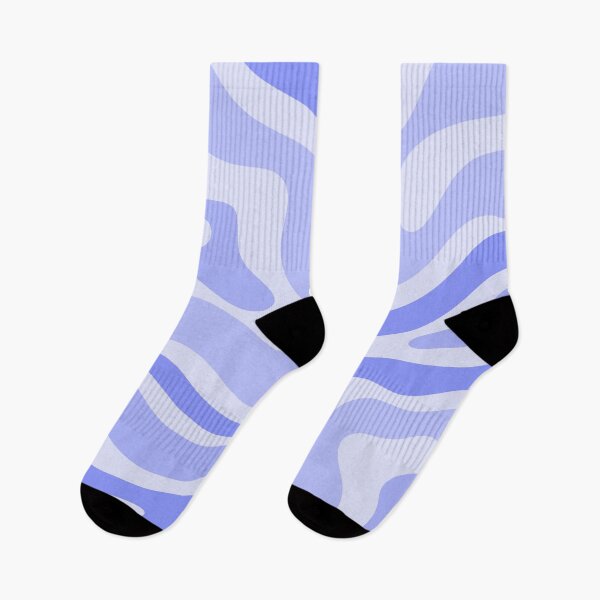 Item preview, Modern Retro Liquid Swirl Abstract in Periwinkle  designed and sold by kierkegaard.