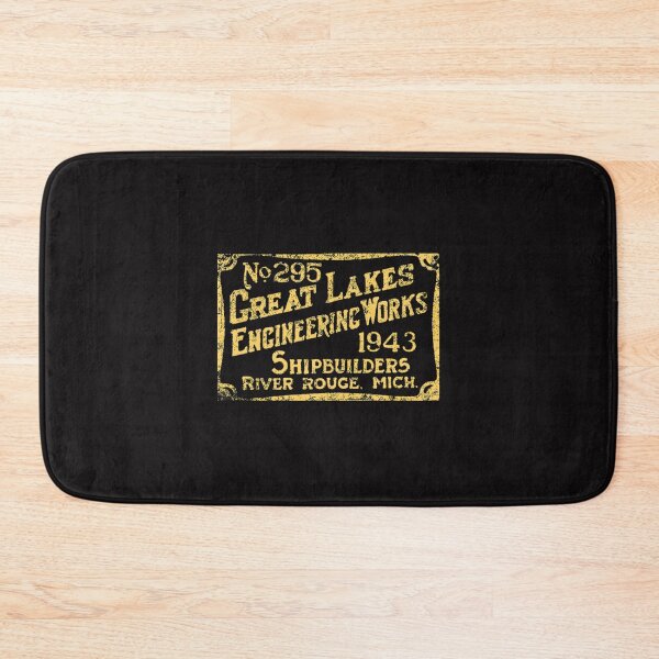 Item preview, Great Lakes Engineering Works 1943 Shipbuilders River Rouge Michigan Vintage Design designed and sold by HERIBERTOMARTHA.