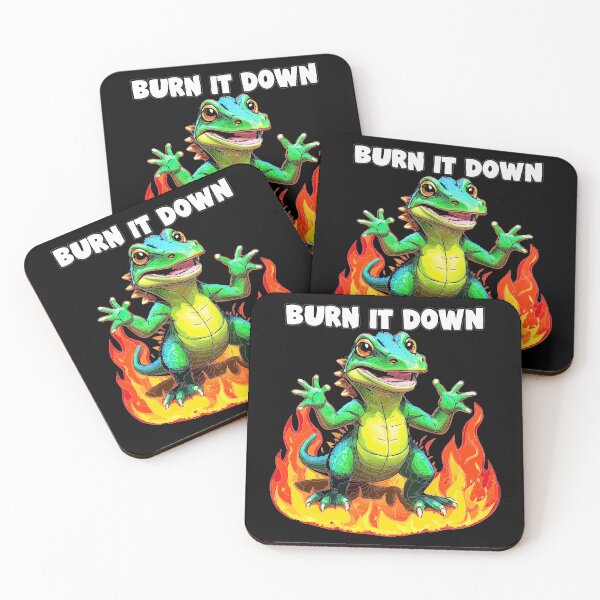 Item preview, lizard meme Burn it down inspired by seth rollins designed and sold by Uglyandcute.