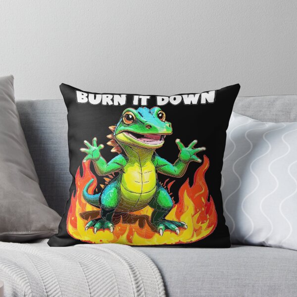 Item preview, lizard meme Burn it down inspired by seth rollins designed and sold by Uglyandcute.