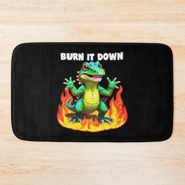 Item preview, lizard meme Burn it down inspired by seth rollins designed and sold by Uglyandcute.