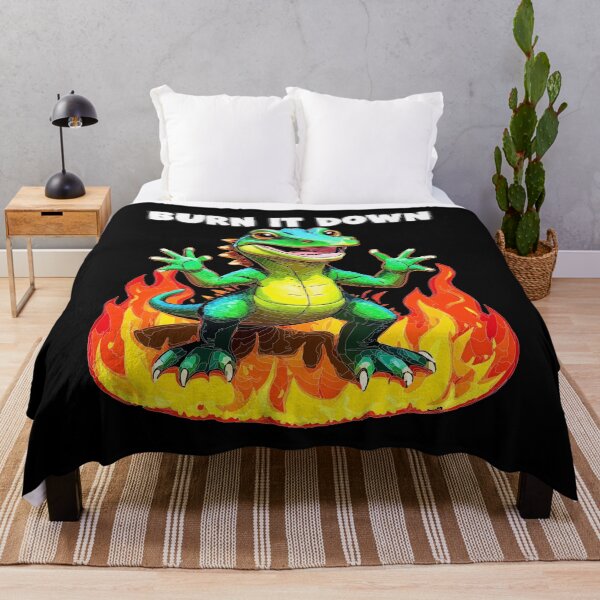 Item preview, lizard meme Burn it down inspired by seth rollins designed and sold by Uglyandcute.