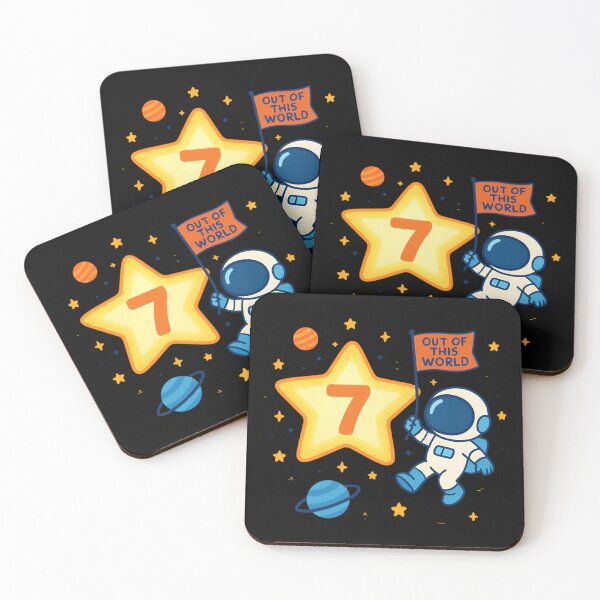 Item preview, Out of This World 7 Space Rocket Kids Birthday designed and sold by Blok45.