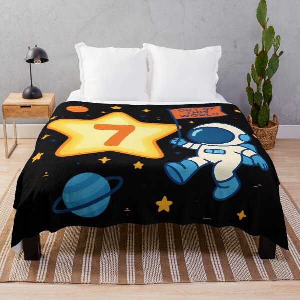 Item preview, Out of This World 7 Space Rocket Kids Birthday designed and sold by Blok45.