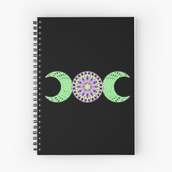 Item preview, Neon Triple Moon Mandala designed and sold by Lune's crazy world.