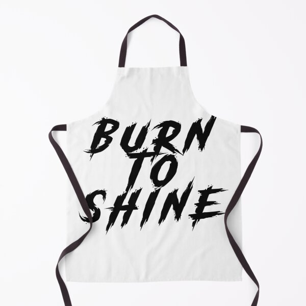 Item preview, "BURN TO SHINE" Bold Typography designed and sold by Pikamuu.