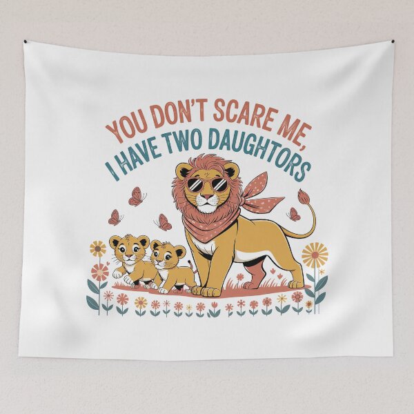 Item preview, You Dont Scare Me i Have Two Daughters designed and sold by graphic-genie.