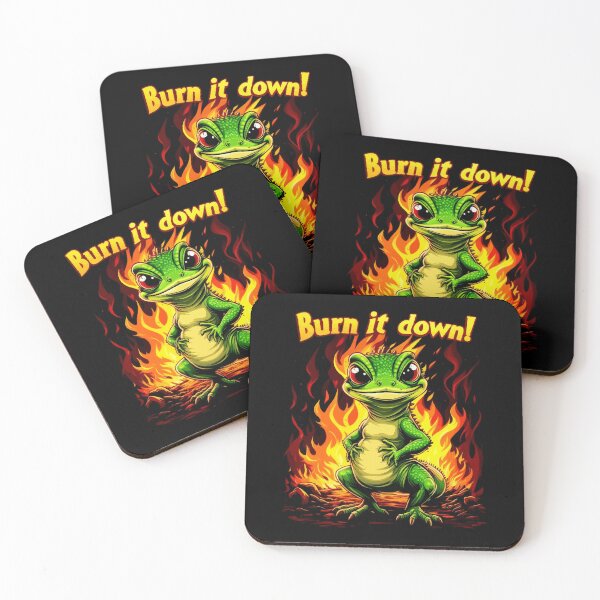 Item preview, lizard meme Burn it down inspired by seth rollins designed and sold by Uglyandcute.