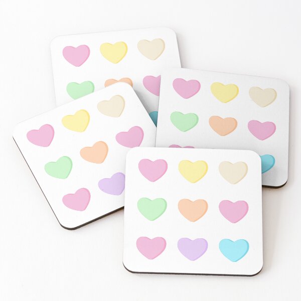 Item preview, Candy Hearts Pattern designed and sold by THP Creative.