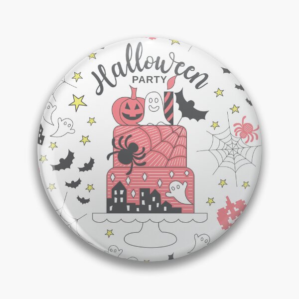 Item preview, Cute Pastel Pink Halloween Cake designed and sold by storieslanguage.