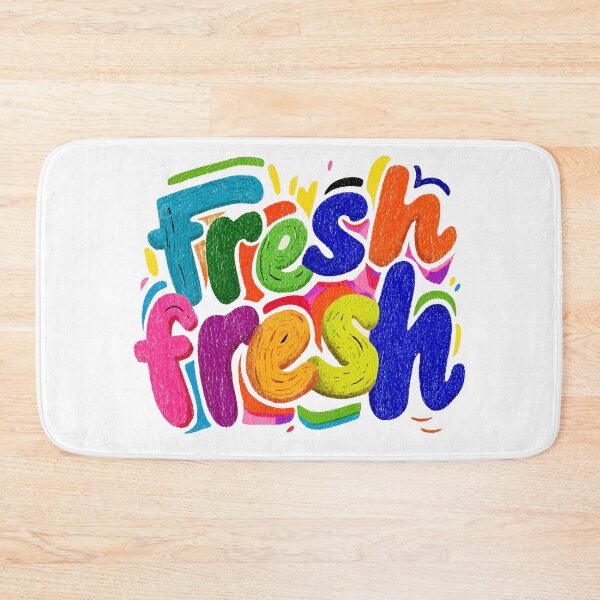 Item preview, Fresh Fresh Colorful Typography designed and sold by Ramona-Gliga.