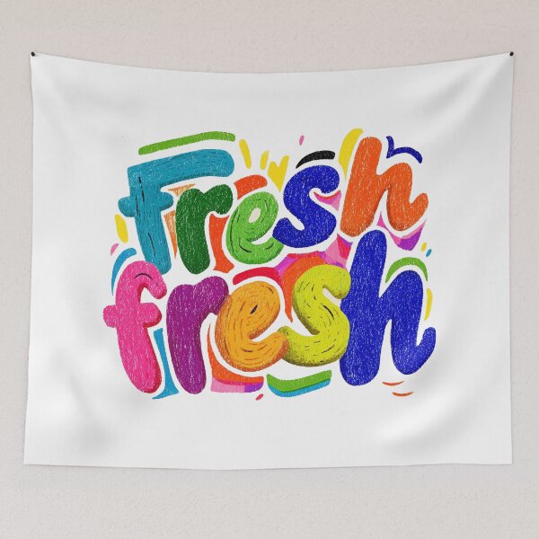 Item preview, Fresh Fresh Colorful Typography designed and sold by Ramona-Gliga.