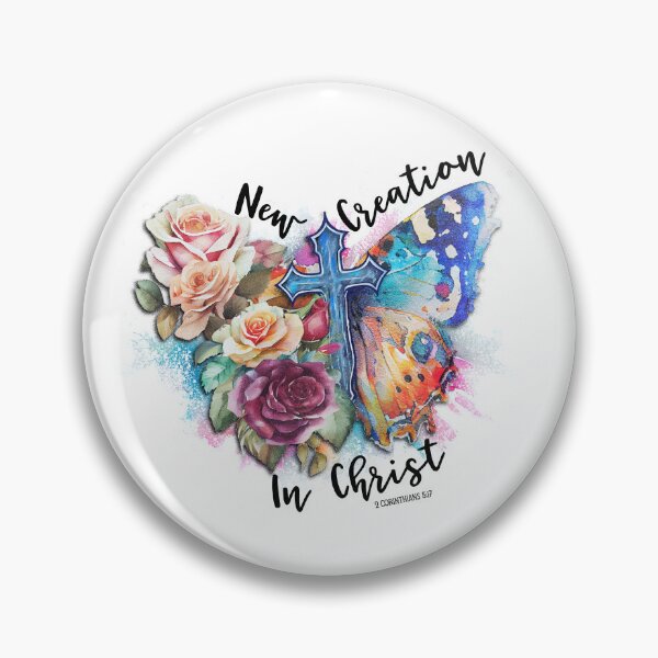 Item preview, Christian Quote - New Creation In Christ - Butterfly Transformation  designed and sold by JacquelineLim.