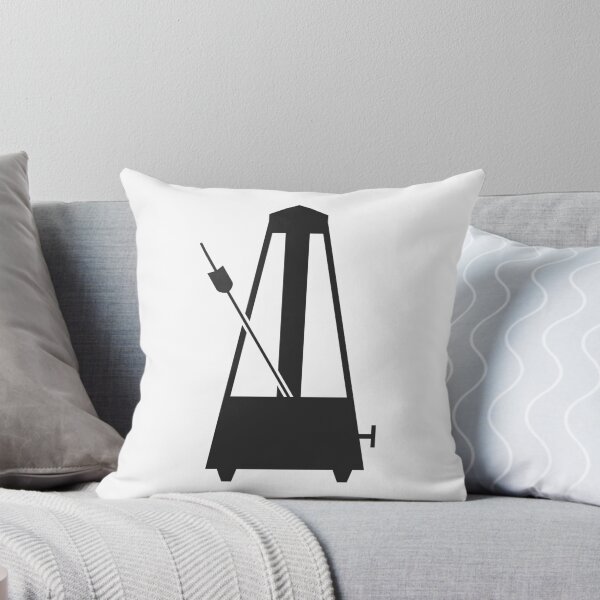 Item preview, Classic Black Metronome Silhouette Icon Vector designed and sold by THP Creative.