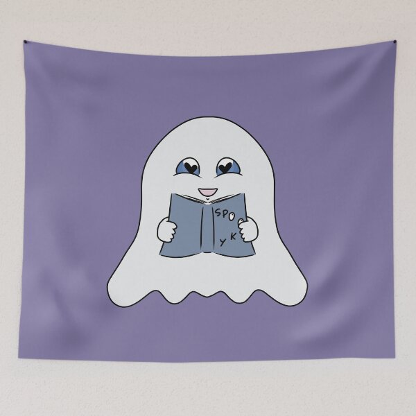 Item preview, Cute Ghost Reading Book designed and sold by HugSomeNettles.