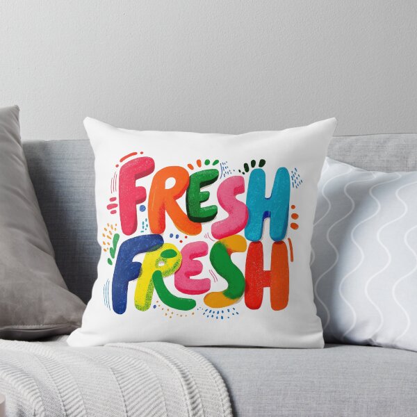 Item preview, Fresh Fresh Graffiti Typography T-Shirt – Bold Colorful Streetwear Design designed and sold by Ramona-Gliga.