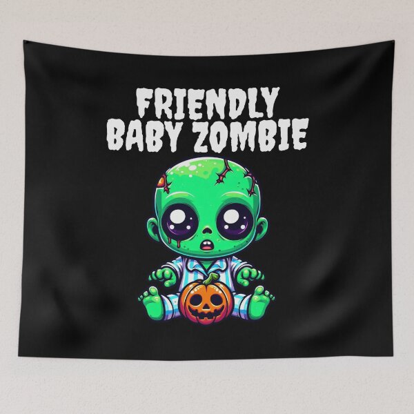 Item preview, FRIENDLY BABY ZOMBIE - ZOMBIE HALLOWEEN designed and sold by KEF Custom.