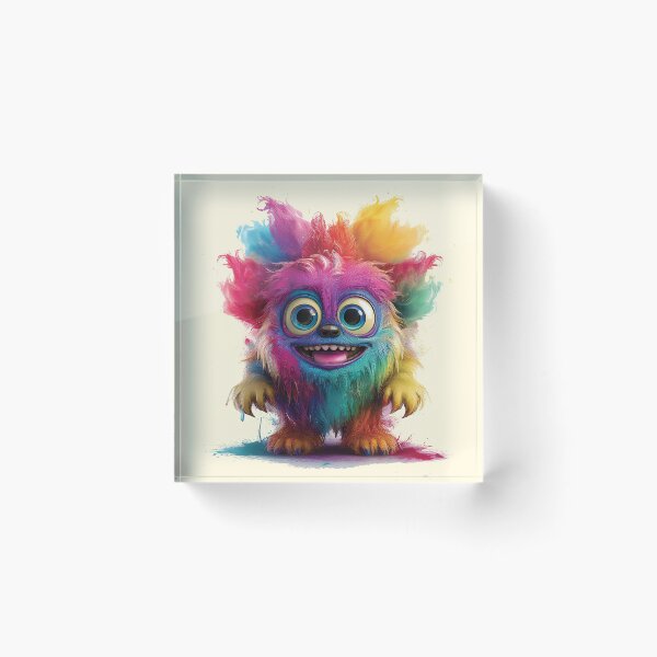 Item preview, My Cuddly Monster, Friendly Fun, Cute Friend designed and sold by CharlottePlaceArt.