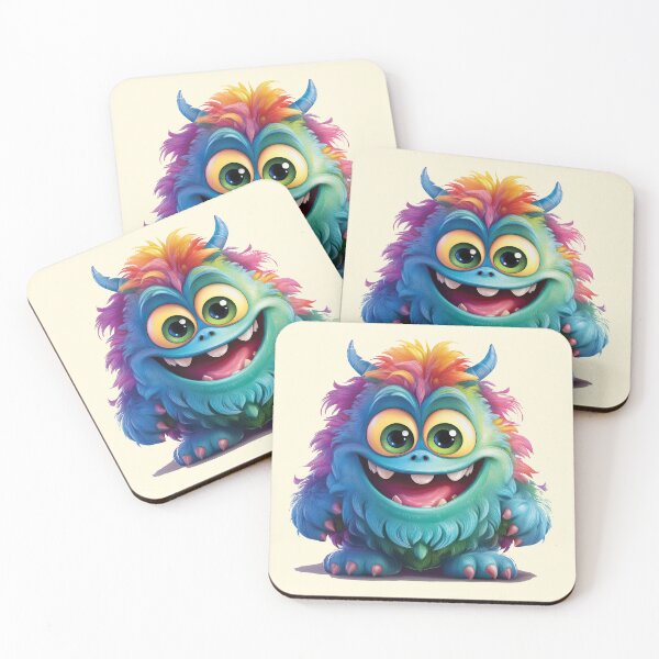 Item preview, My Cuddly Monster, Friendly Fun, Cute Friend designed and sold by CharlottePlaceArt.
