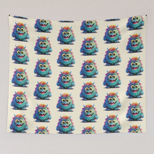 Item preview, My Cuddly Monster, Friendly Fun, Cute Friend designed and sold by CharlottePlaceArt.