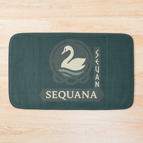 Item preview, Sequana Celtic Goddess – River & Swan Knotwork Badge designed and sold by Bratak.