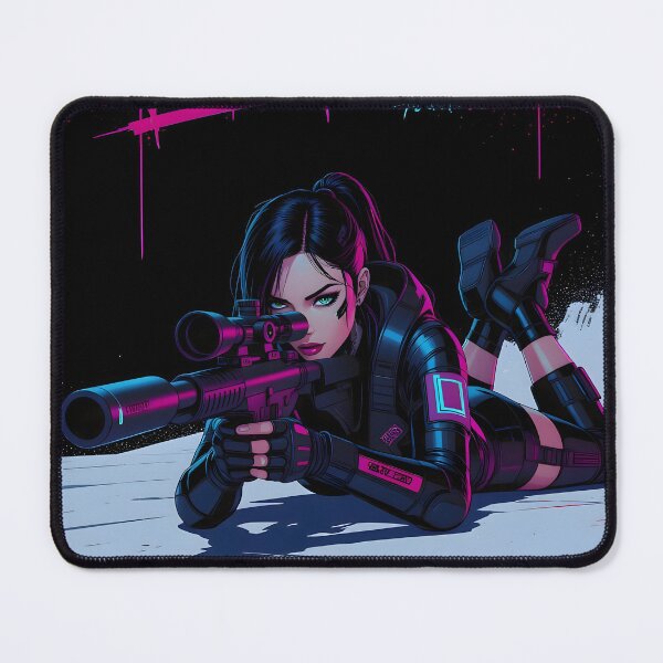 Item preview, Futuristic cyberpunk assassin, comic style designed and sold by Salimgor Hangaround Music.