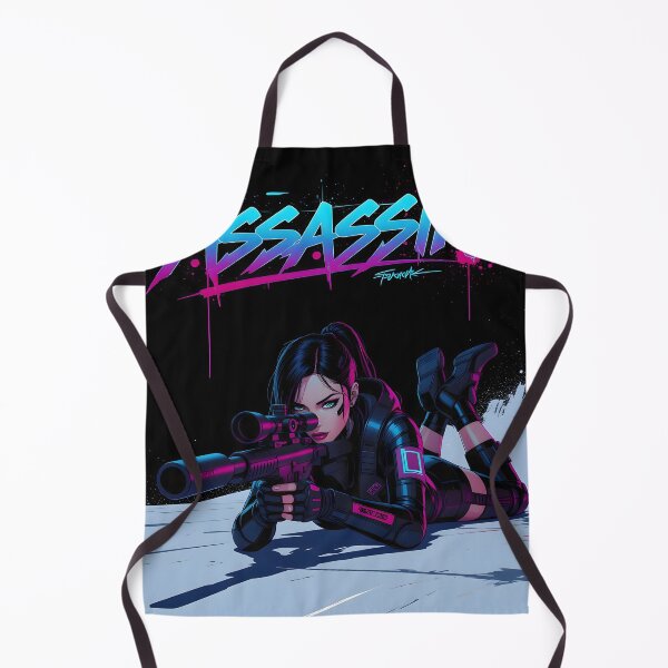 Item preview, Futuristic cyberpunk assassin, comic style designed and sold by Salimgor Hangaround Music.