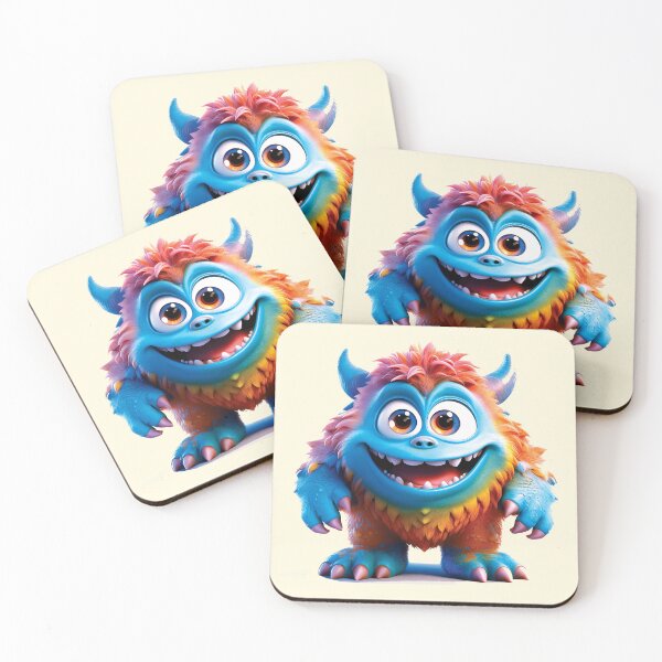 Item preview, My Cuddly Monster, Friendly Fun, Cute Friend designed and sold by CharlottePlaceArt.