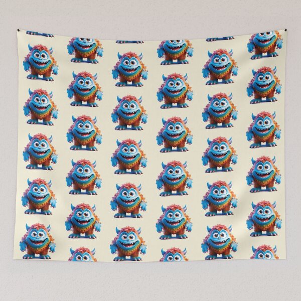 Item preview, My Cuddly Monster, Friendly Fun, Cute Friend designed and sold by CharlottePlaceArt.