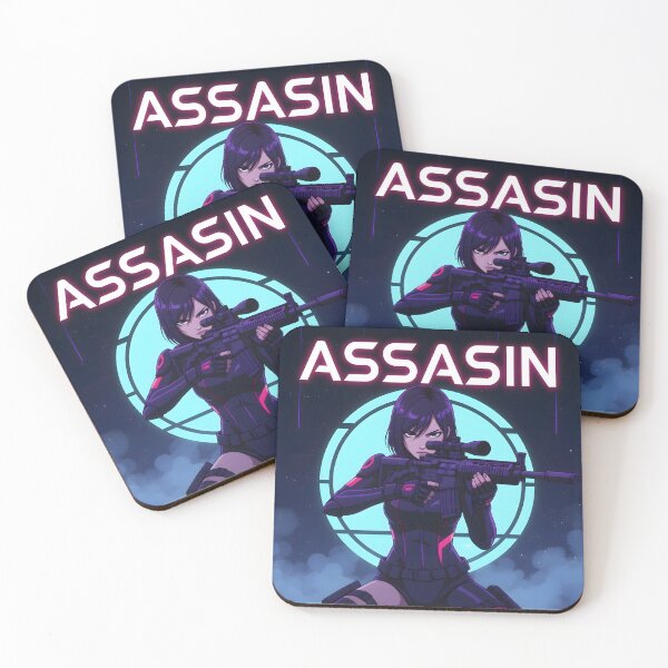 Item preview, Anime Art: Futuristic Cyberpunk Assassin designed and sold by Salimgor Hangaround Music.