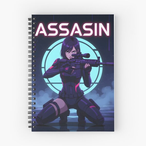 Item preview, Anime Art: Futuristic Cyberpunk Assassin designed and sold by Salimgor Hangaround Music.