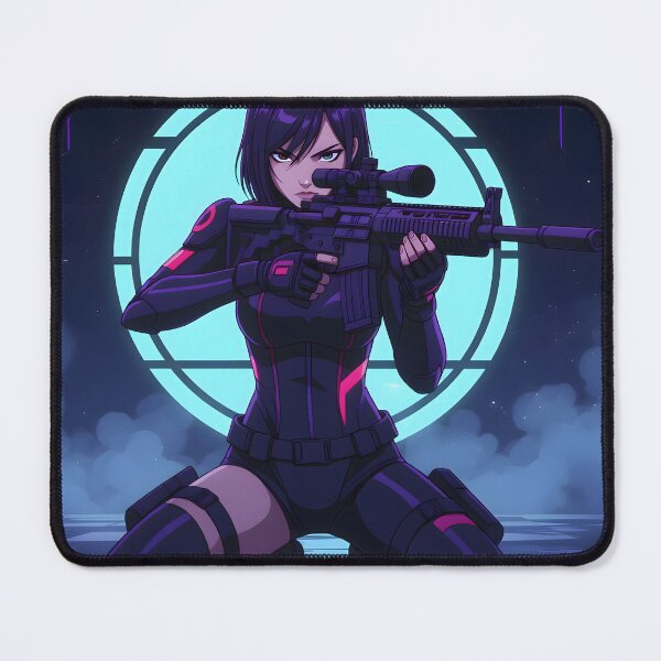 Item preview, Anime Art: Futuristic Cyberpunk Assassin designed and sold by Salimgor Hangaround Music.