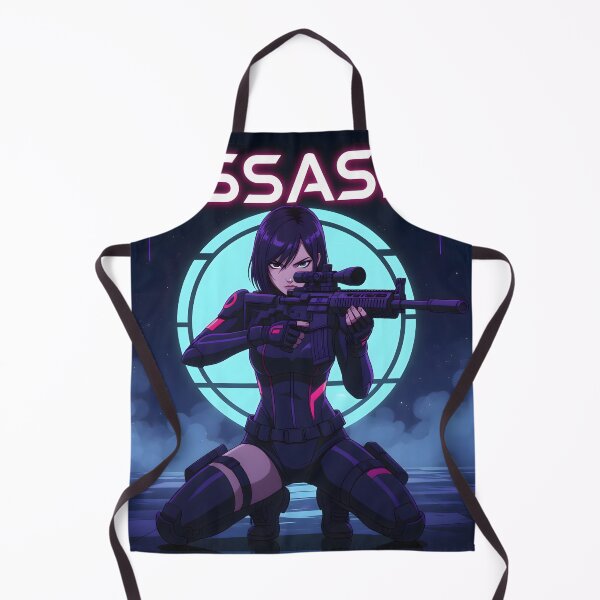 Item preview, Anime Art: Futuristic Cyberpunk Assassin designed and sold by Salimgor Hangaround Music.