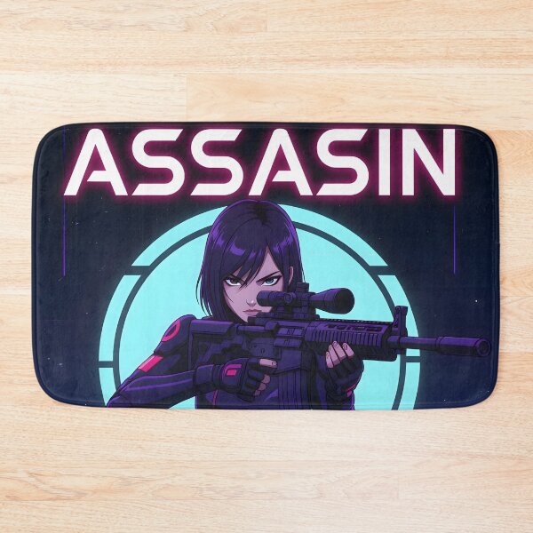 Item preview, Anime Art: Futuristic Cyberpunk Assassin designed and sold by Salimgor Hangaround Music.