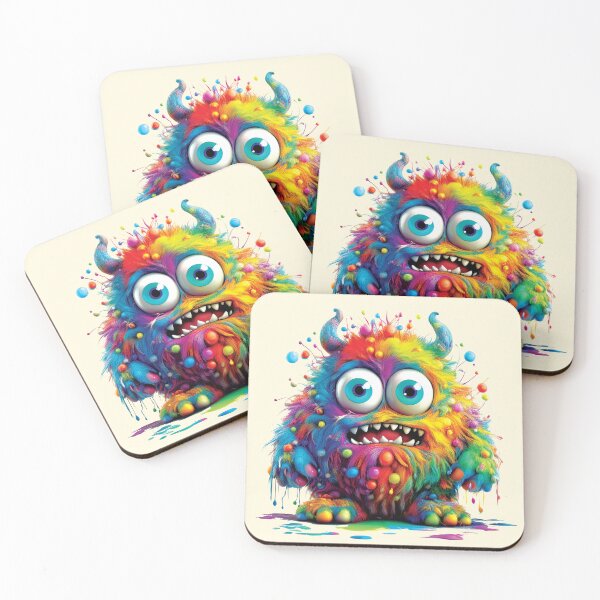 Item preview, My Cuddly Monster, Friendly Fun, Cute Friend designed and sold by CharlottePlaceArt.