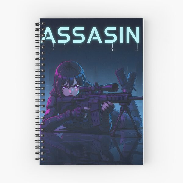 Item preview, Anime Art: Lying Cyberpunk Assassin designed and sold by Salimgor Hangaround Music.