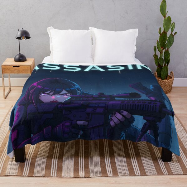 Item preview, Anime Art: Lying Cyberpunk Assassin designed and sold by Salimgor Hangaround Music.