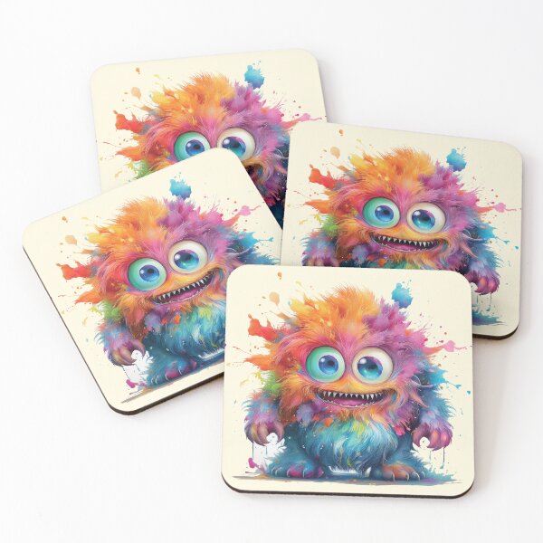 Item preview, My Cuddly Monster, Friendly Fun, Cute Friend designed and sold by CharlottePlaceArt.