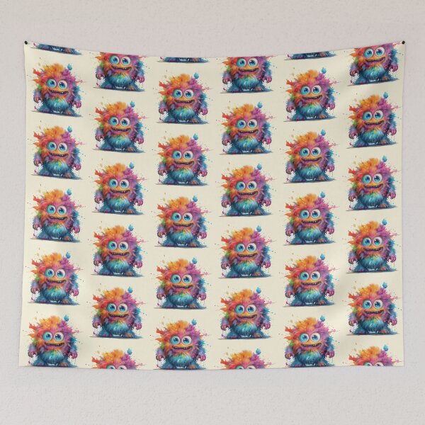 Item preview, My Cuddly Monster, Friendly Fun, Cute Friend designed and sold by CharlottePlaceArt.