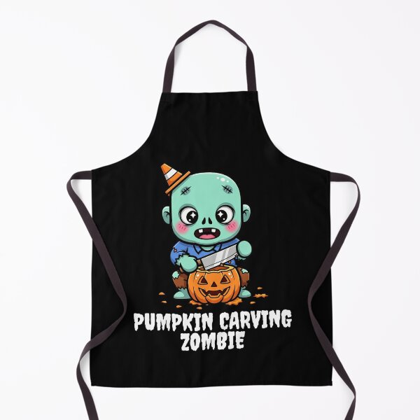 Item preview, PUMPKIN CARVING ZOMBIE - ZOMBIE HALLOWEEN designed and sold by KEF Custom.
