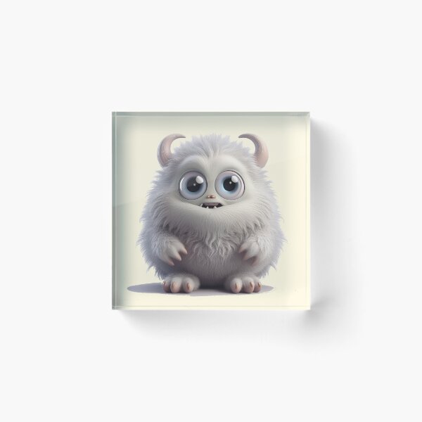 Item preview, My Cuddly Monster, Friendly Fun, Cute Friend designed and sold by CharlottePlaceArt.