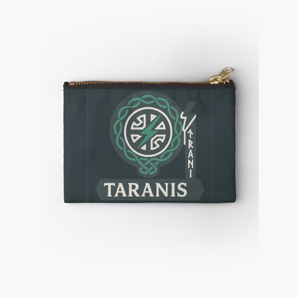 Item preview, Taranis Celtic God – Thunder Wheel Knotwork Badge designed and sold by Bratak.