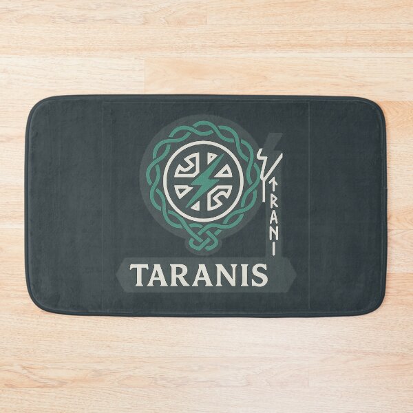 Item preview, Taranis Celtic God – Thunder Wheel Knotwork Badge designed and sold by Bratak.
