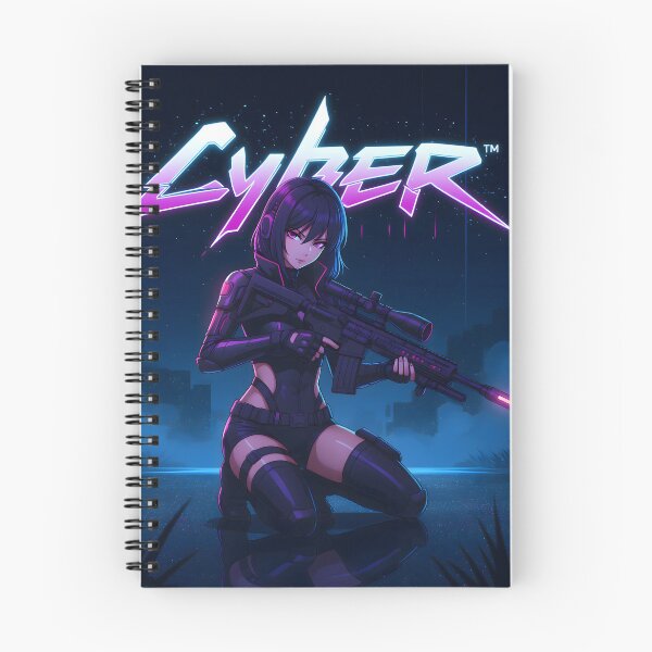 Item preview, Anime Art: Kneeling Cyberpunk Assassin designed and sold by Salimgor Hangaround Music.