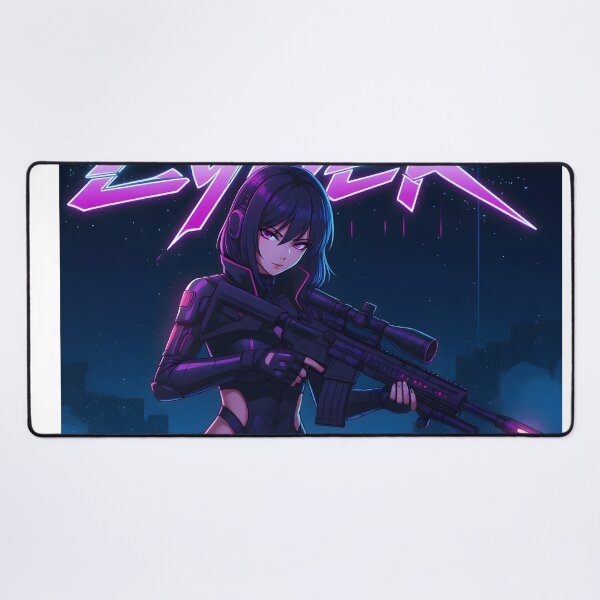 Item preview, Anime Art: Kneeling Cyberpunk Assassin designed and sold by Salimgor Hangaround Music.