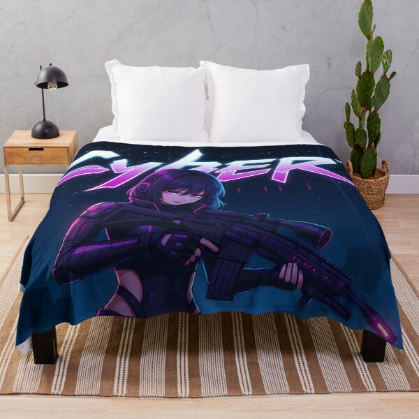 Item preview, Anime Art: Kneeling Cyberpunk Assassin designed and sold by Salimgor Hangaround Music.