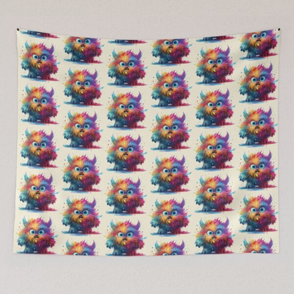 Item preview, My Cross Cuddly Monster, Friendly Fun, Cute Friend designed and sold by CharlottePlaceArt.