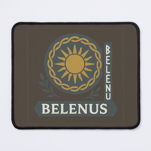 Item preview, Belenus Celtic God – Sun & Healing Knotwork Badge designed and sold by Bratak.