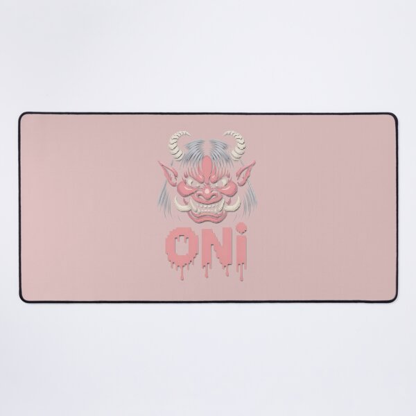 Item preview, Pixel Oni Mask | Retro Japanese Demon Spirit Art designed and sold by COOPERFRINK.