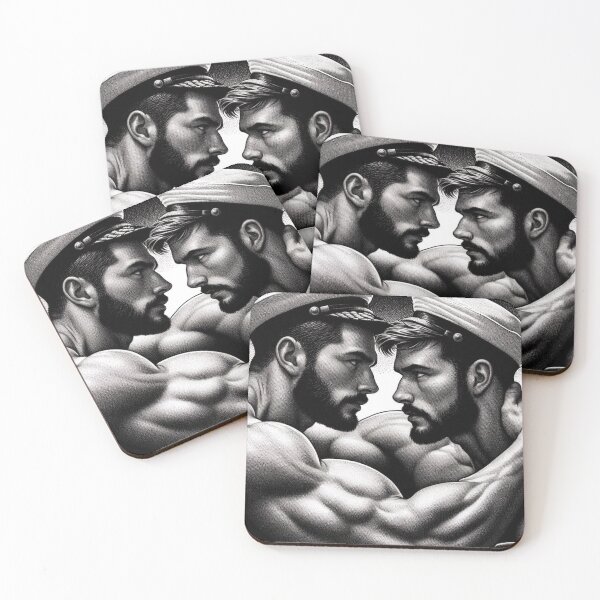 Item preview, 1940s San Francisco All Hands On Deck Tom of Finland Tribute Gay Pride Graphic Design designed and sold by ItsAKinkThing.